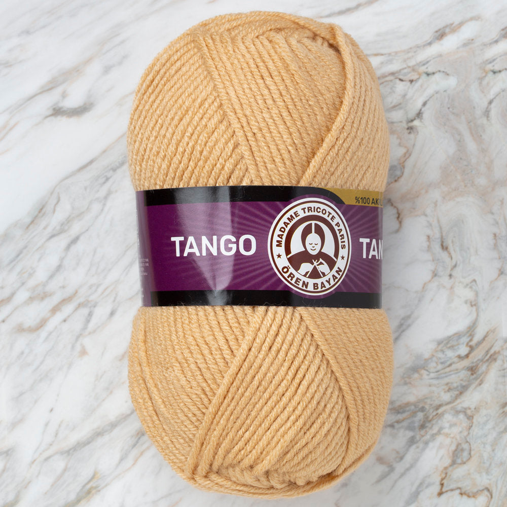 Madame Tricote Paris Tango/Tanja Knitting Yarn, Beige - 114