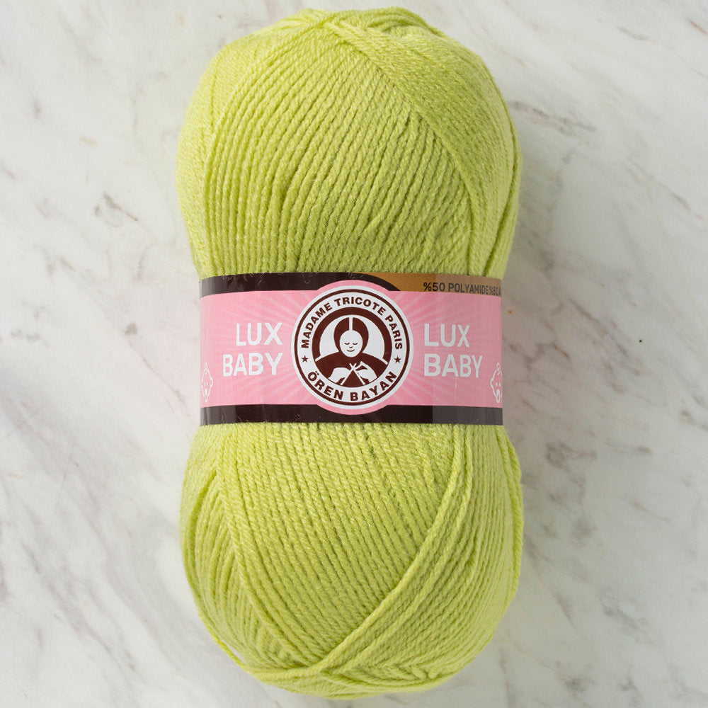 Madame Tricote Paris Lux Baby Knitting Yarn, Green - 064