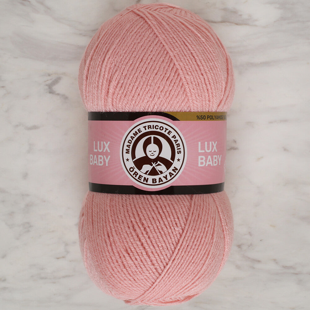Madame Tricote Paris Lux Baby Knitting Yarn, Pink - 119