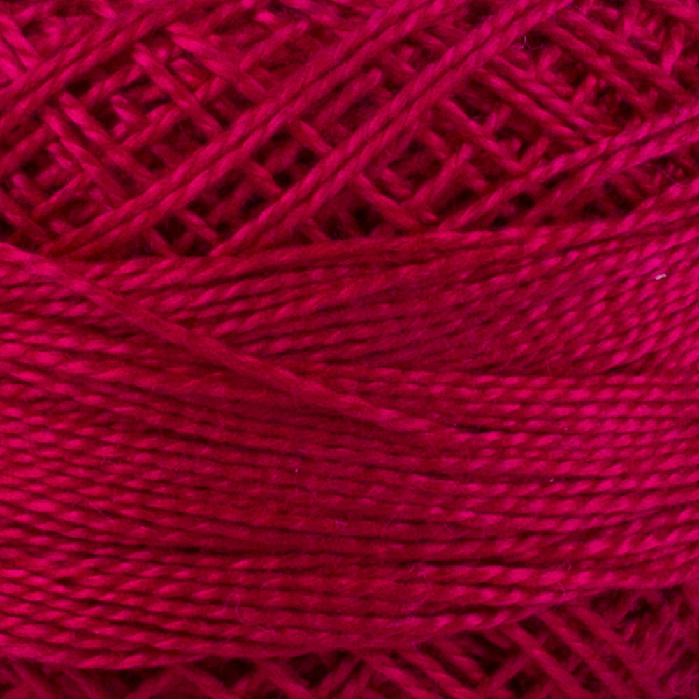 Madame Tricote Paris Koton Perle No: 8 Embroidery Thread, Fuchsia - 0098