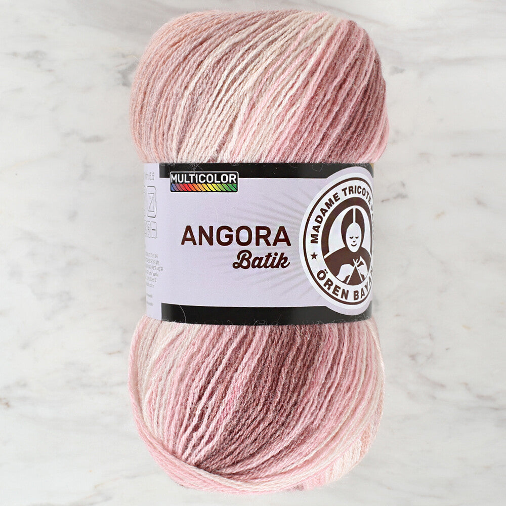 Madame Tricote Paris Angora Batik Yarn, Variegated  - 853