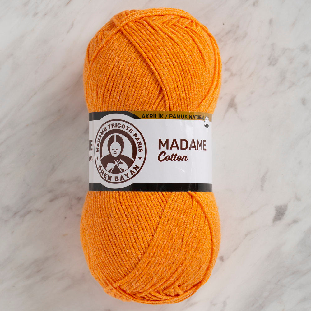 Madame Tricote Paris Madame Cotton Yarn, Orange - 7