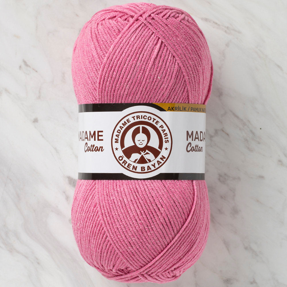 Madame Tricote Paris Madame Cotton Yarn, Dusty Rose - 022