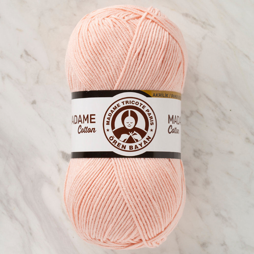 Madame Tricote Paris Madame Cotton Yarn, Pink - 028