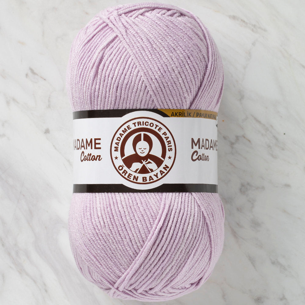 Madame Tricote Paris Madame Cotton Yarn, Lilac - 030