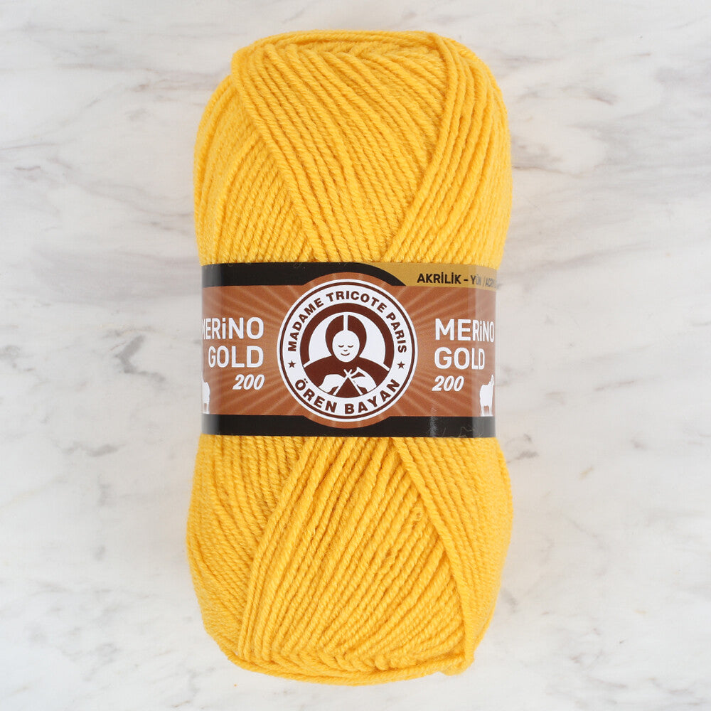 Madame Tricote Paris Merino Gold Knitting Yarn, 200-029