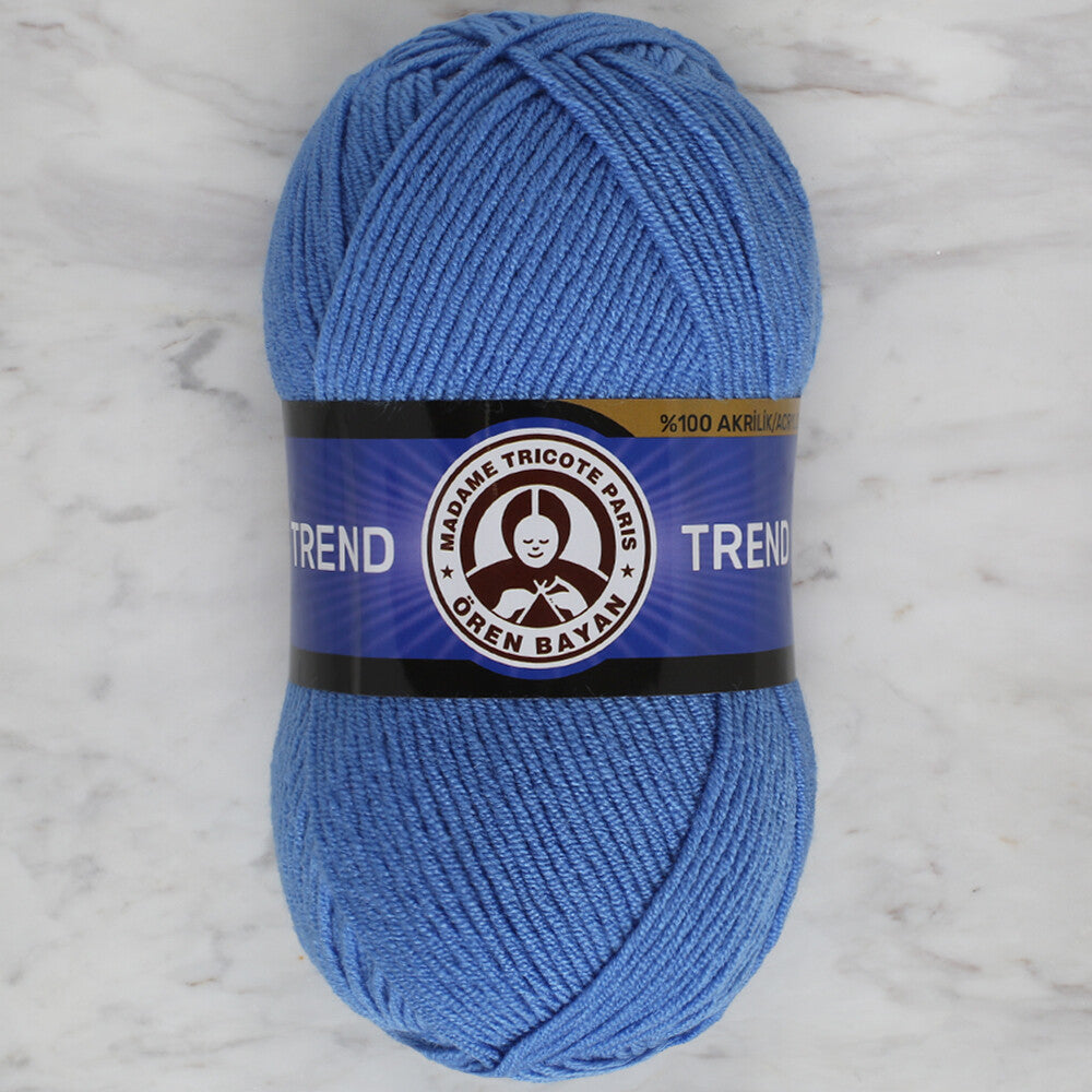 Madame Tricote Paris Trend Yarn, Blue - 015