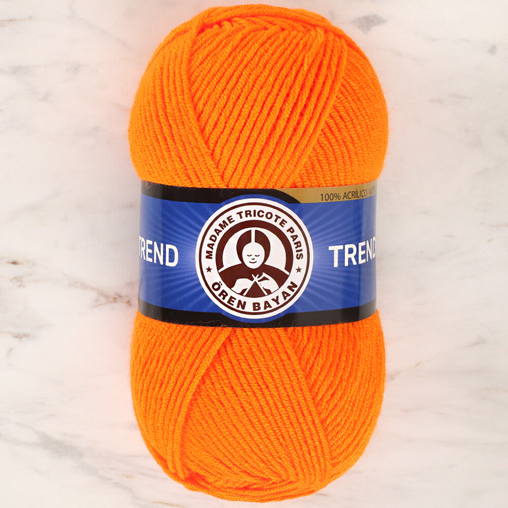 Madame Tricote Paris Trend Yarn, Neon Orange - 147