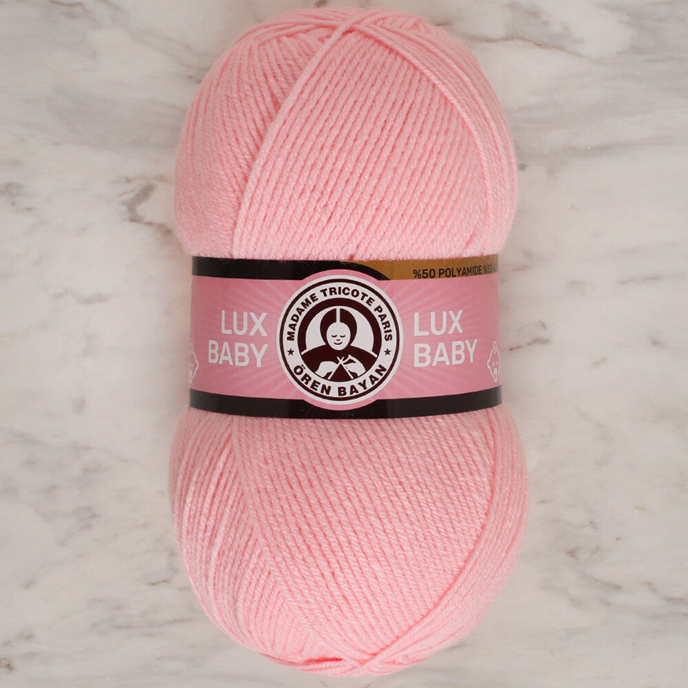 Madame Tricote Paris Lux Baby Knitting Yarn, Baby Pink - 039