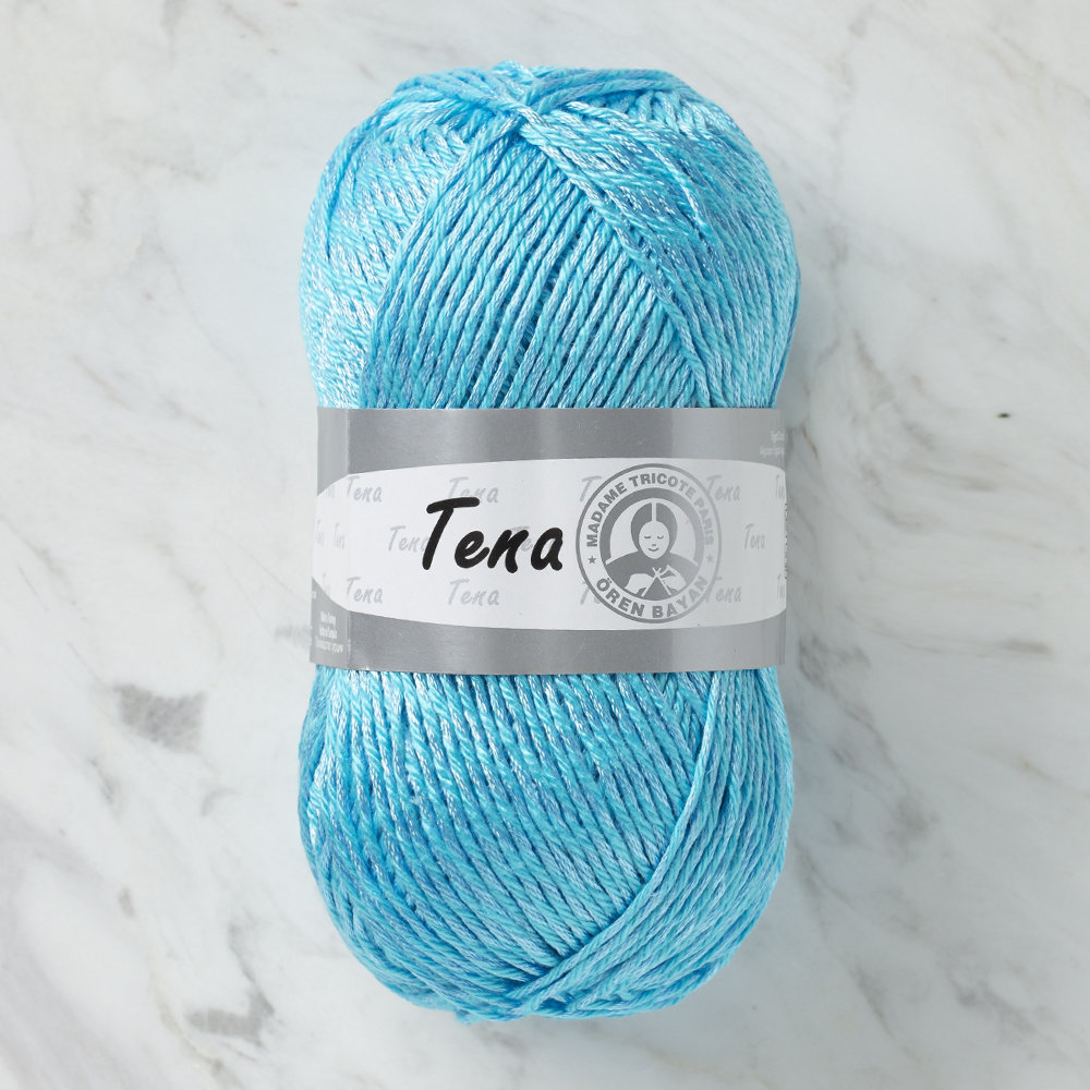 Madame Tricote Paris Tena Yarn, Turquoise - 0417