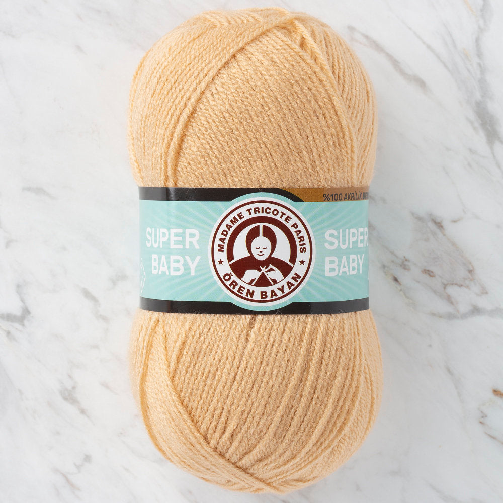 Madame Tricote Paris Super Baby Knitting Yarn, Beige - 114