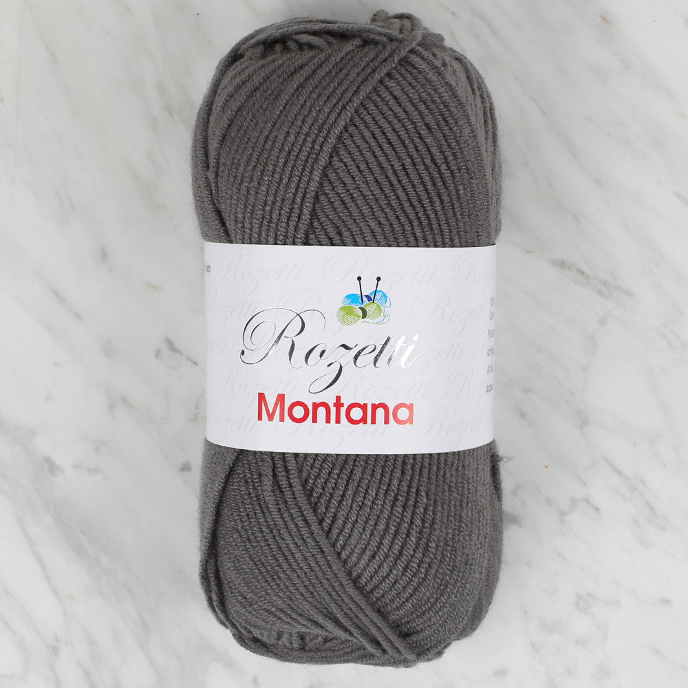 Rozetti Montana Knitting Yarn, Dark Grey - 155-23