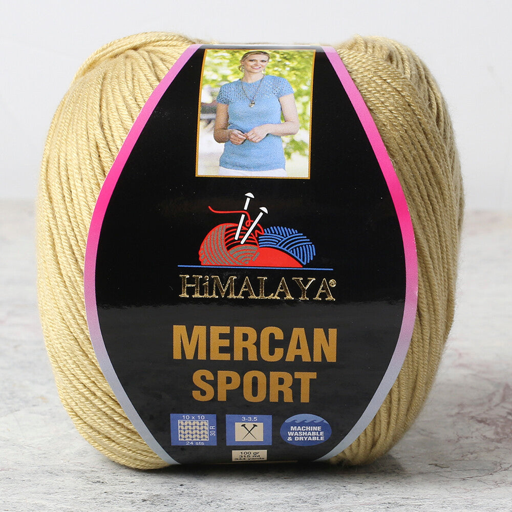 Himalaya Mercan Sport Yarn, Beige - 101-14