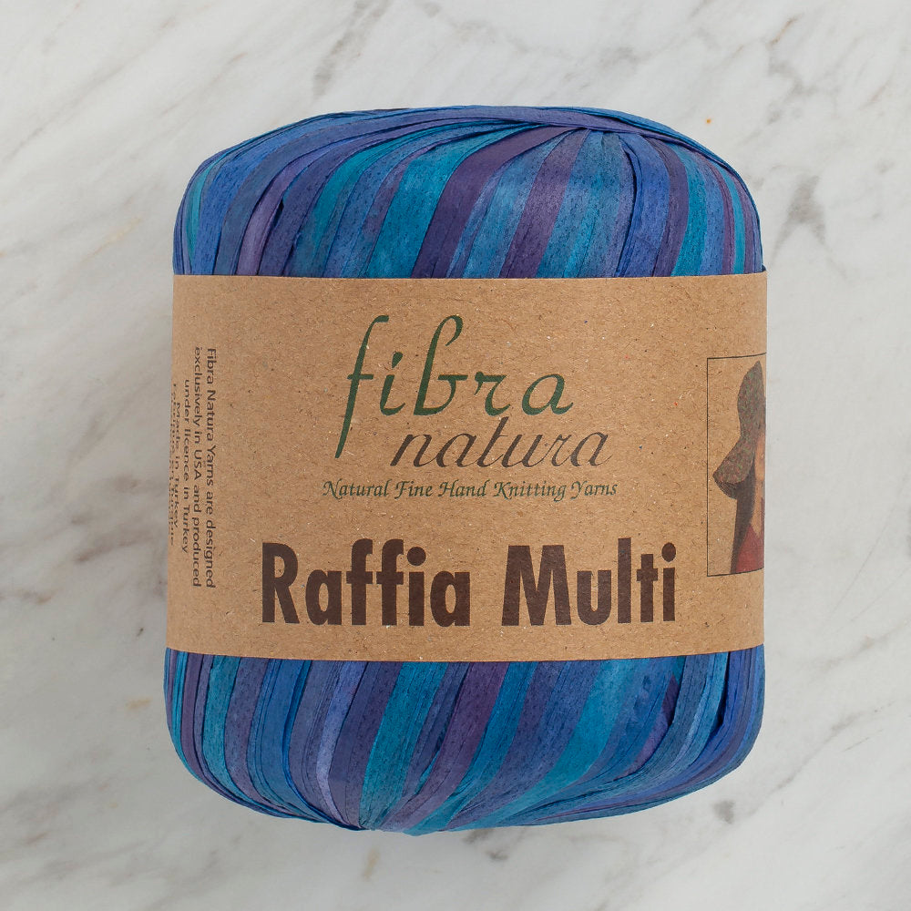 Fibra Natura 35 g Raffia Paper Yarn, Variegated - 117-08