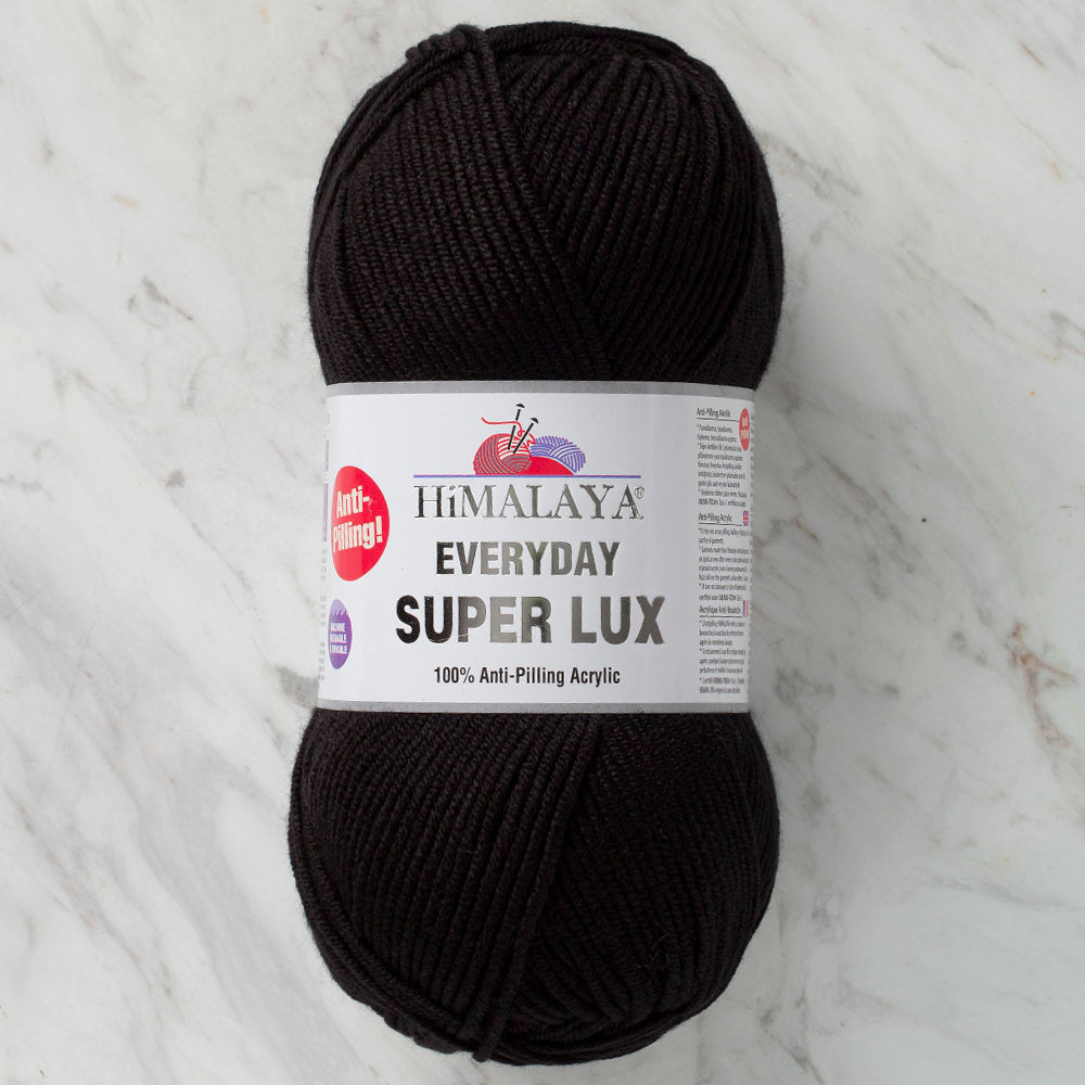 Himalaya Everyday Super Lux Yarn, Black - 73430