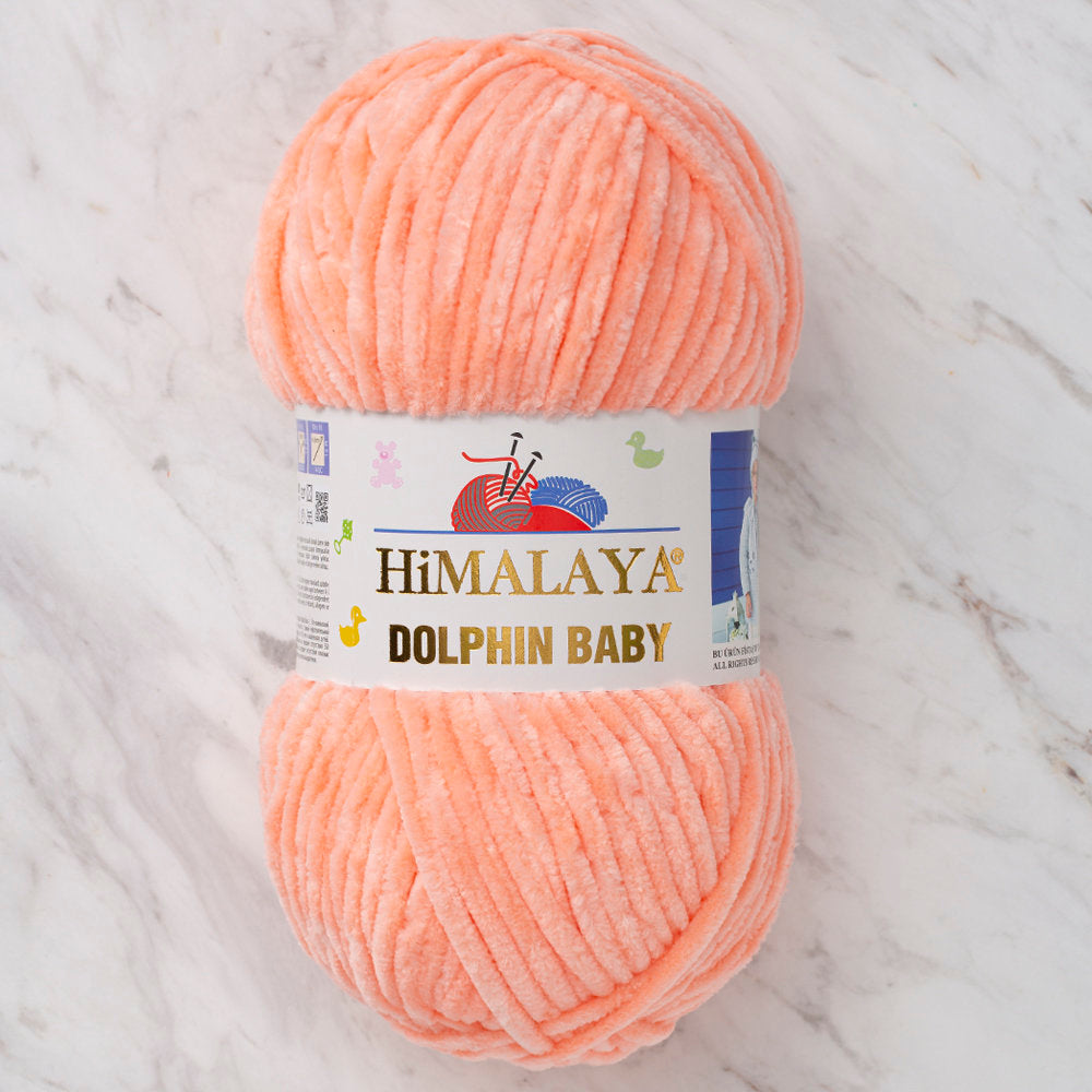 Himalaya Dolphin Baby Chenille Yarn, Salmon - 80323