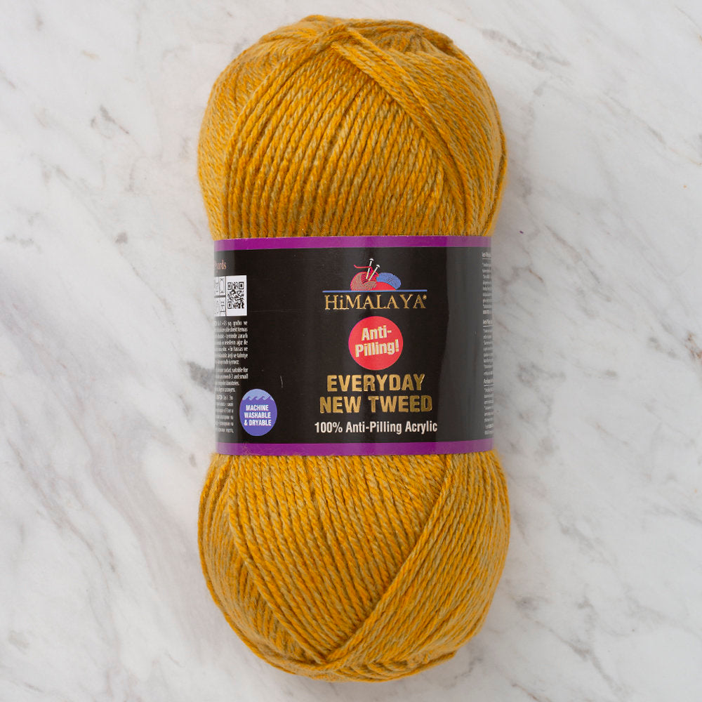 Himalaya Everyday New Tweed Yarn, Mustard Yellow - 75103