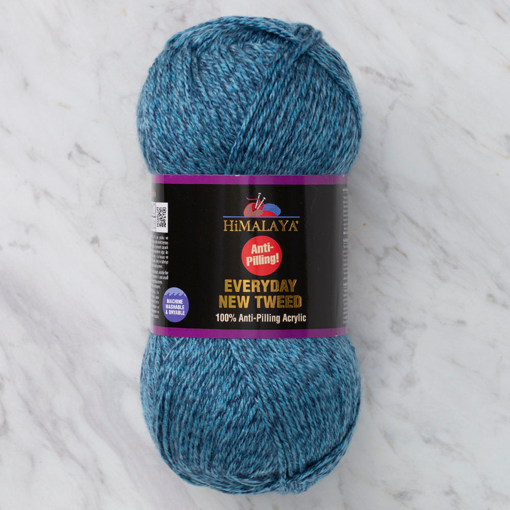 Himalaya Everyday New Tweed Yarn, Blue - 75107