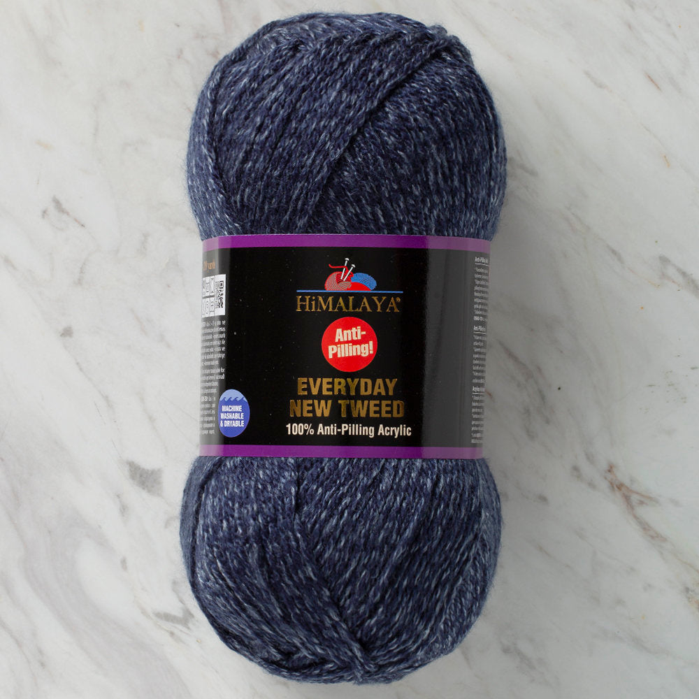 Himalaya Everyday New Tweed Yarn, Navy - 75109