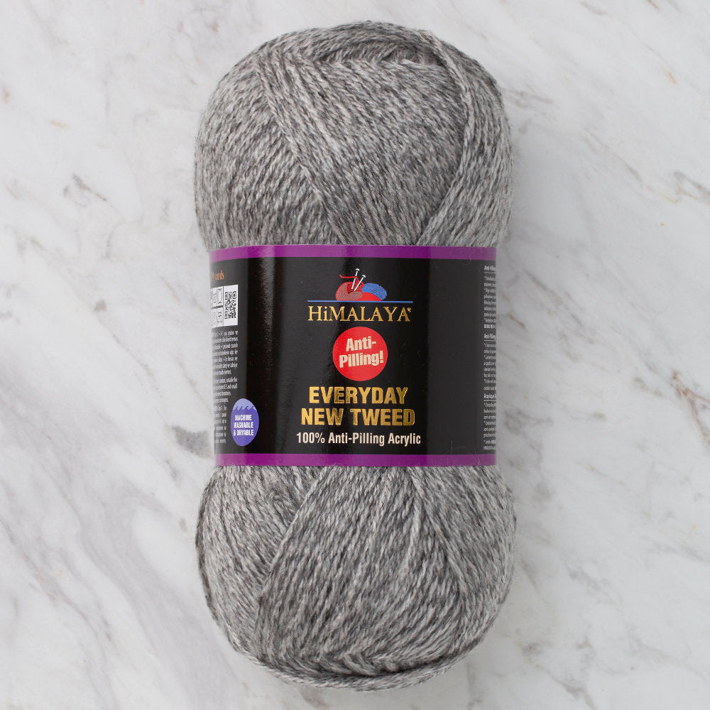 Himalaya Everyday New Tweed Yarn, Grey - 75111