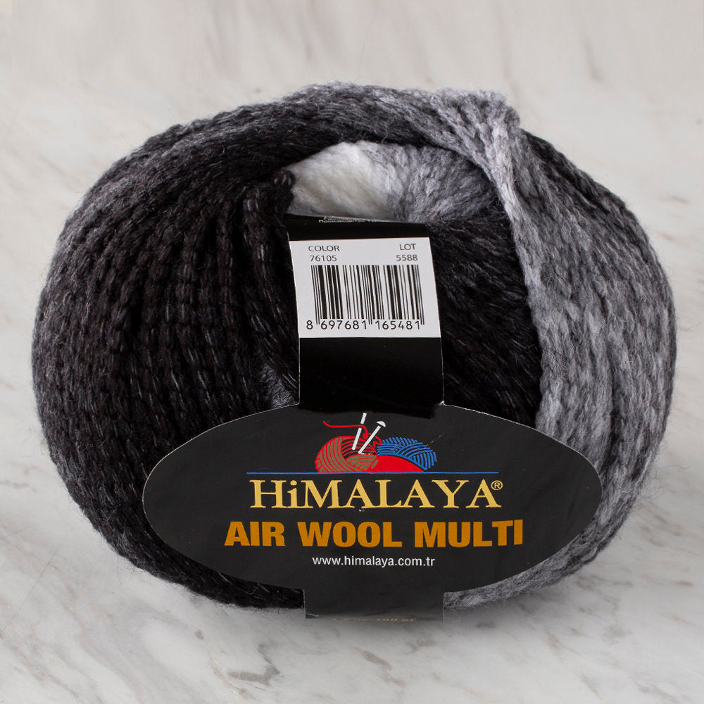 Himalaya Air Wool Multi Yarn, Variegated - 76105