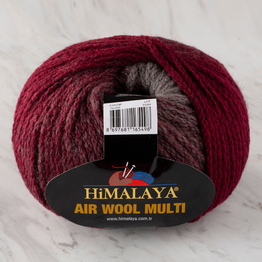 Himalaya Air Wool Multi Yarn, Variegated - 76109