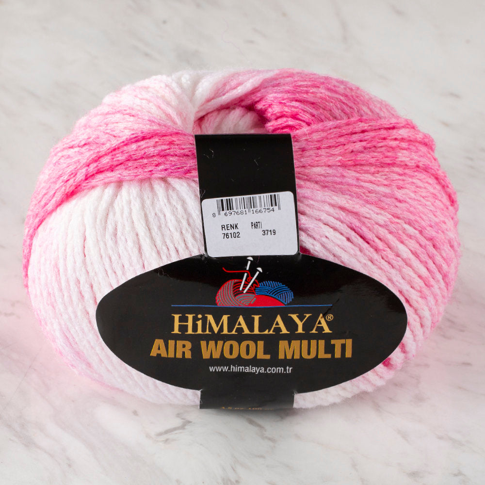 Himalaya Air Wool Multi Yarn, Variegated - 76102