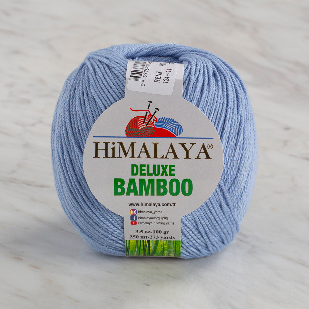 Himalaya Deluxe Bamboo Yarn, Blue - 124-14