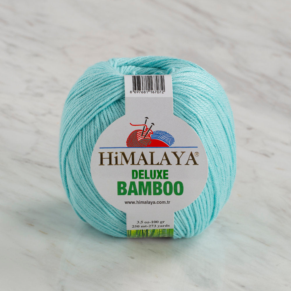 Himalaya Deluxe Bamboo Yarn, Cyan - 124-15