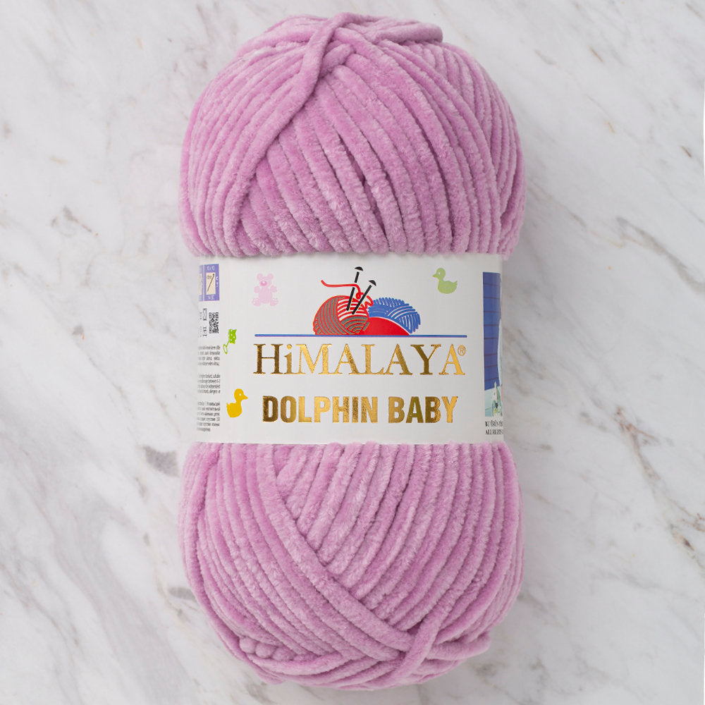 Himalaya Dolphin Baby Chenille Yarn, Lilac - 80334