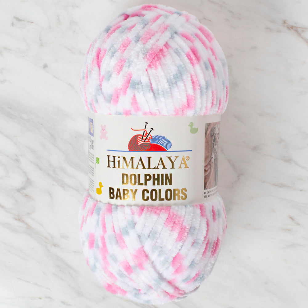 Himalaya Dolphin Baby Colors Chenille Yarn, Variegated - 80418