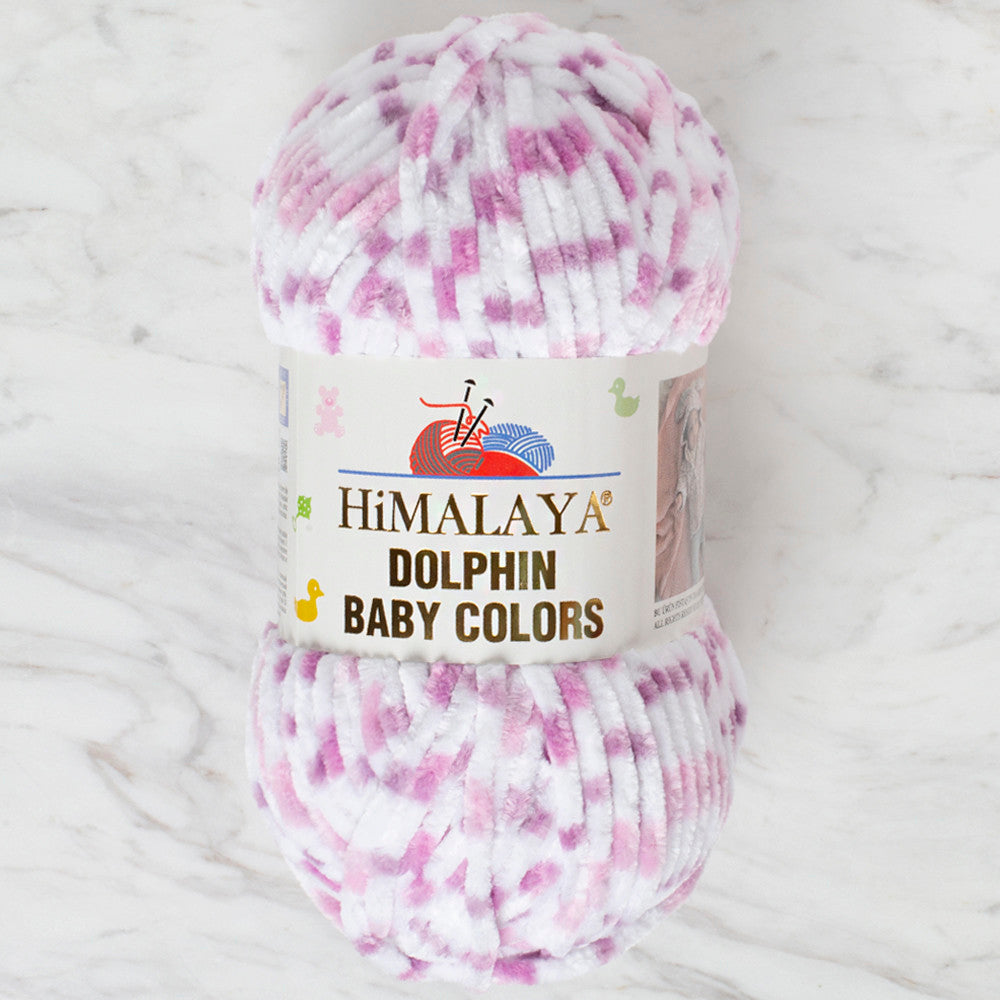 Himalaya Dolphin Baby Colors Chenille Yarn, Variegated - 80419