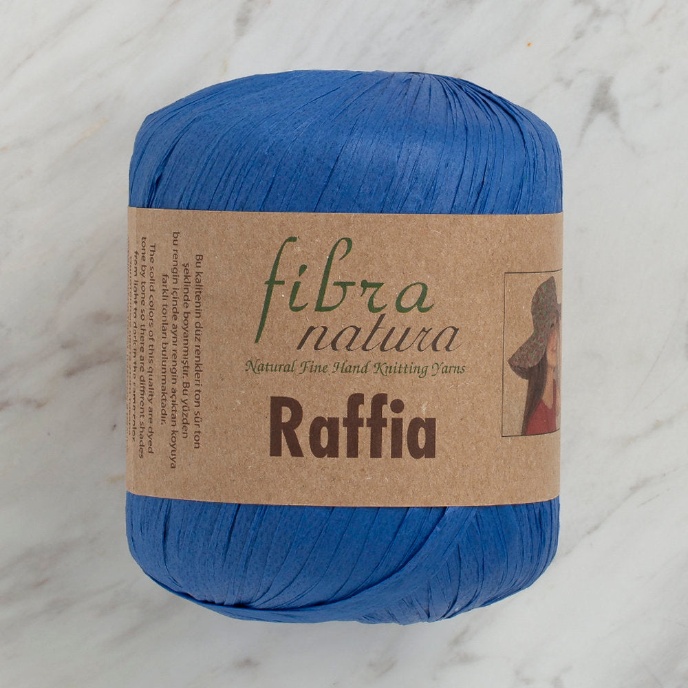 Fibra Natura 40 g Raffia Paper Yarn, Blue - 116-13