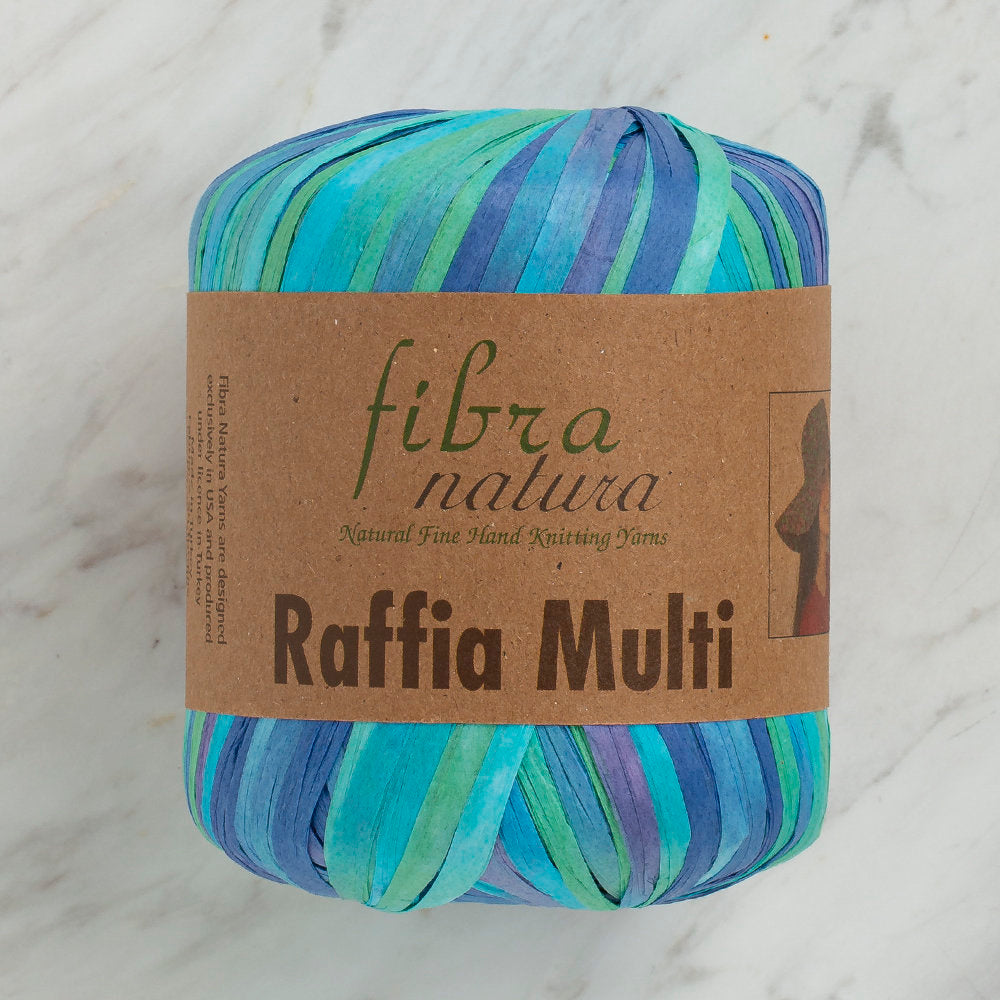Fibra Natura 35 g Raffia Paper Yarn, Variegated - 117-11