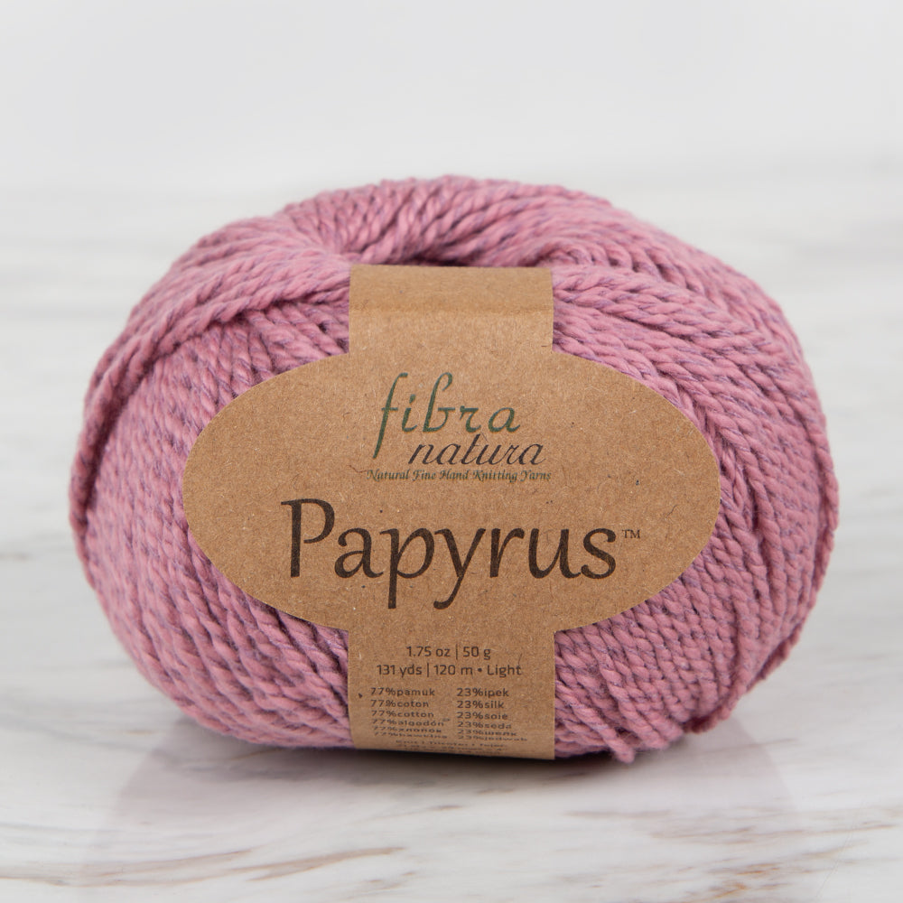 Fibra Natura Papyrus Hand Knitting Yarn,Dried Rose - 229-11