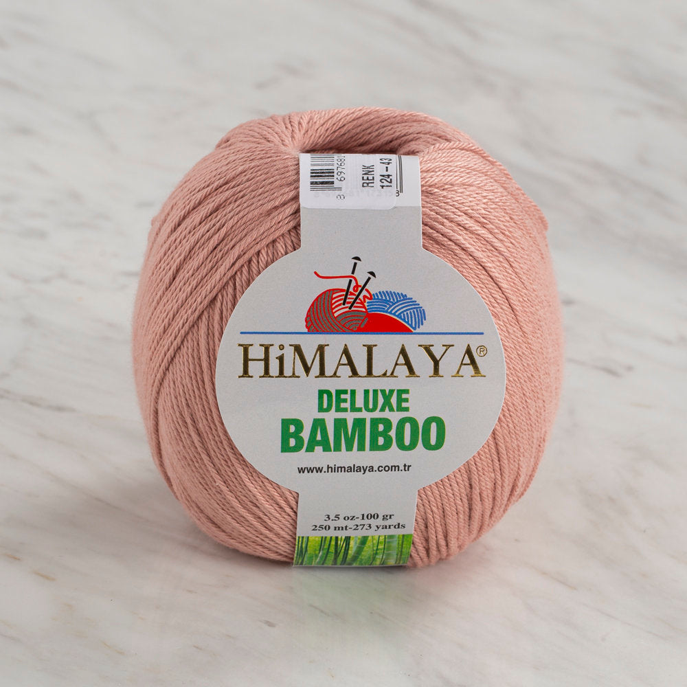 Himalaya Deluxe Bamboo Yarn, Dusty Rose - 124-43