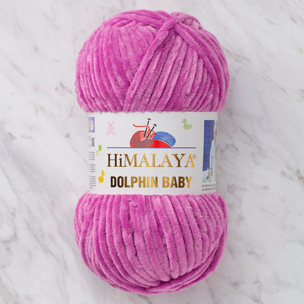 Himalaya Dolphin Baby Chenille Yarn, Purple - 80328