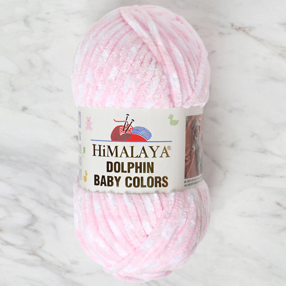 Himalaya Dolphin Baby Colors Chenille Yarn, Variegated - 80424