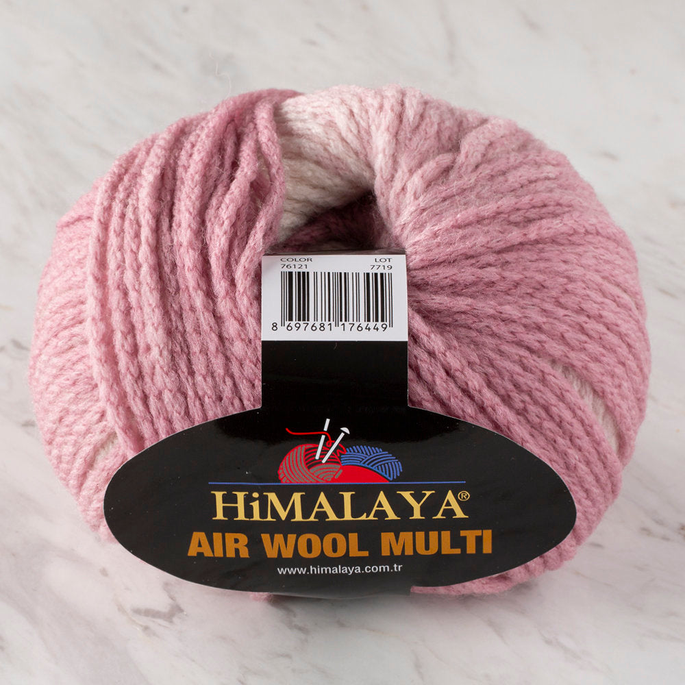 Himalaya Air Wool Multi Yarn, Variegated - 76121