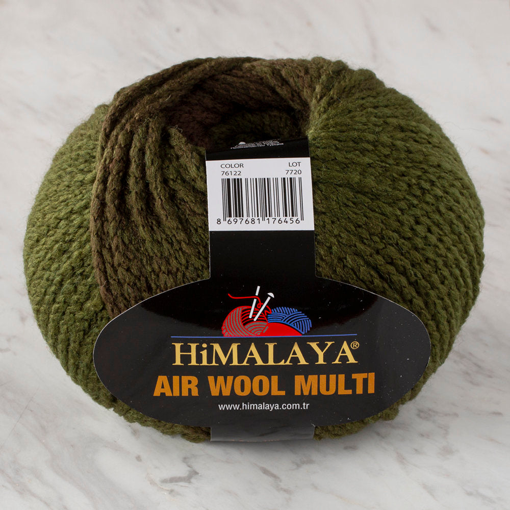 Himalaya Air Wool Multi Yarn, Variegated - 76122