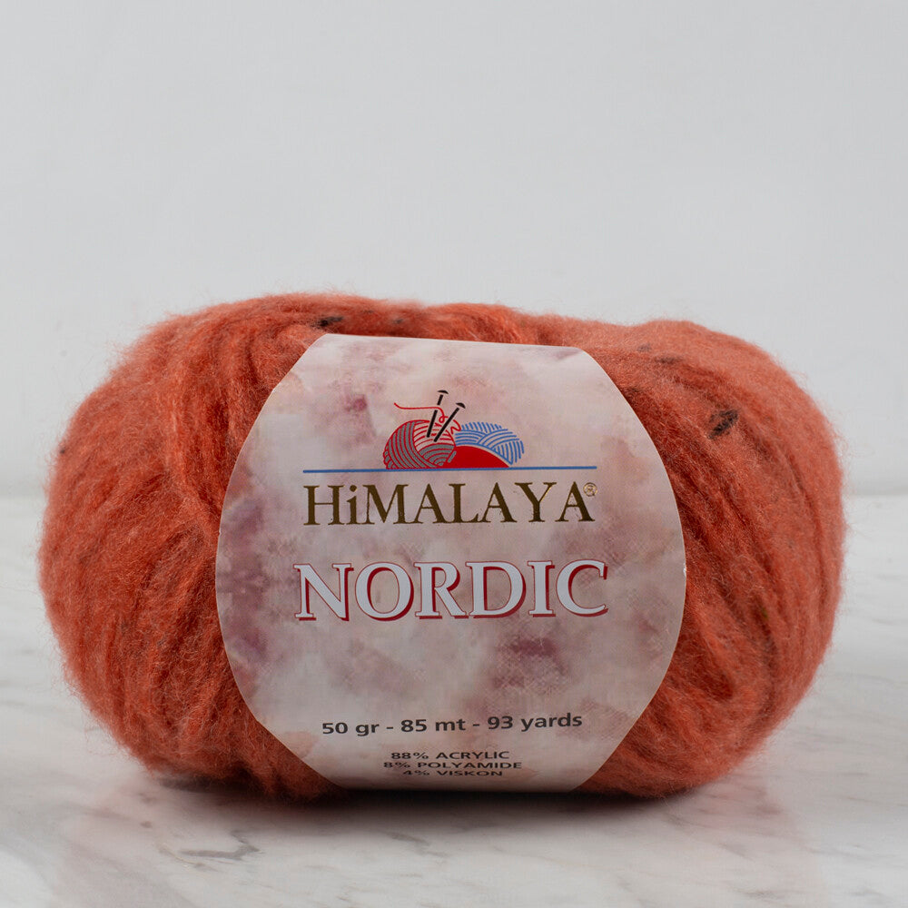 Himalaya Nordic Knitting Yarn, Orange - 76818