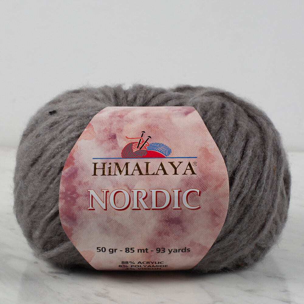 Himalaya Nordic Knitting Yarn, Grey - 76826