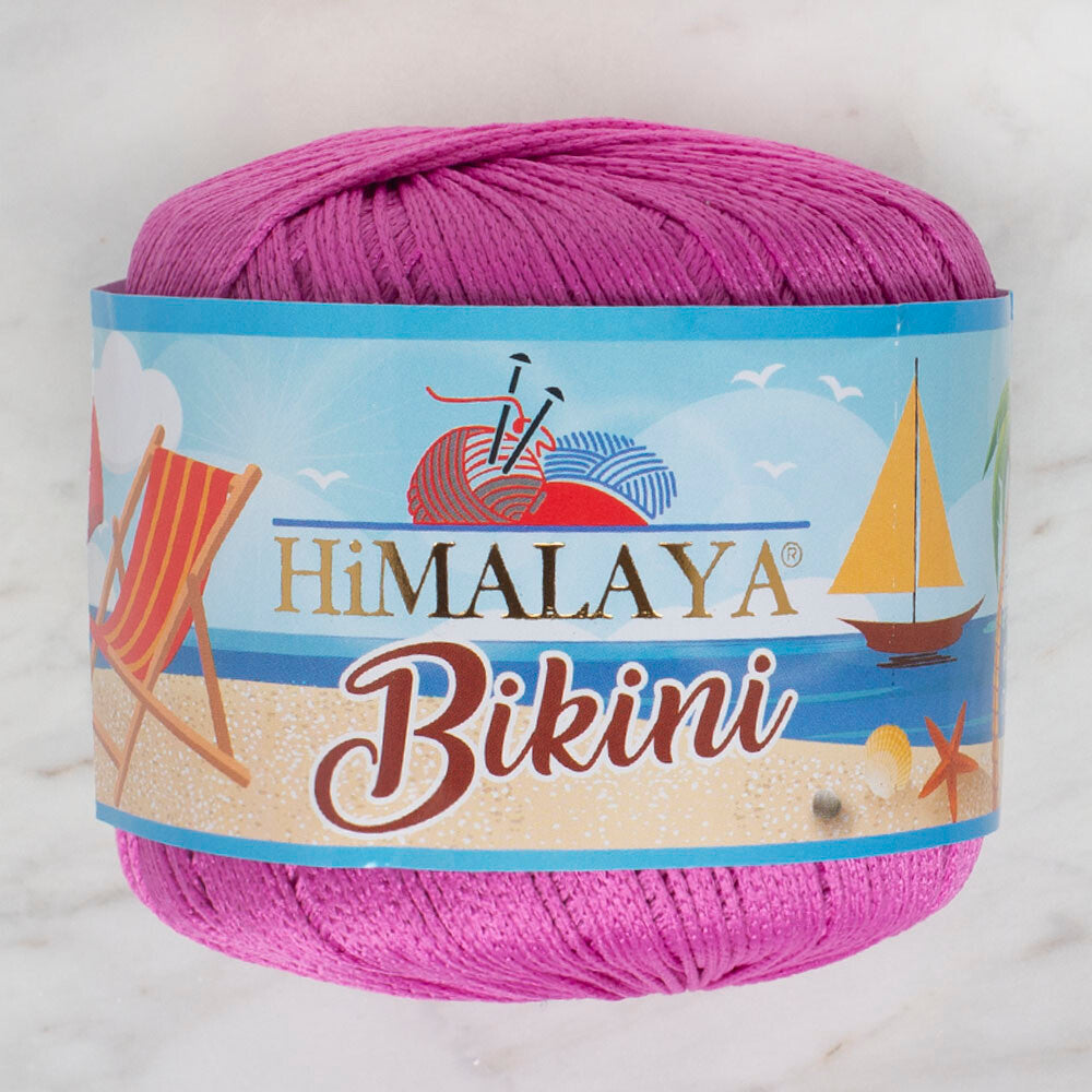 Himalaya Bikini Knitting Yarn, Dark Pink - 80604