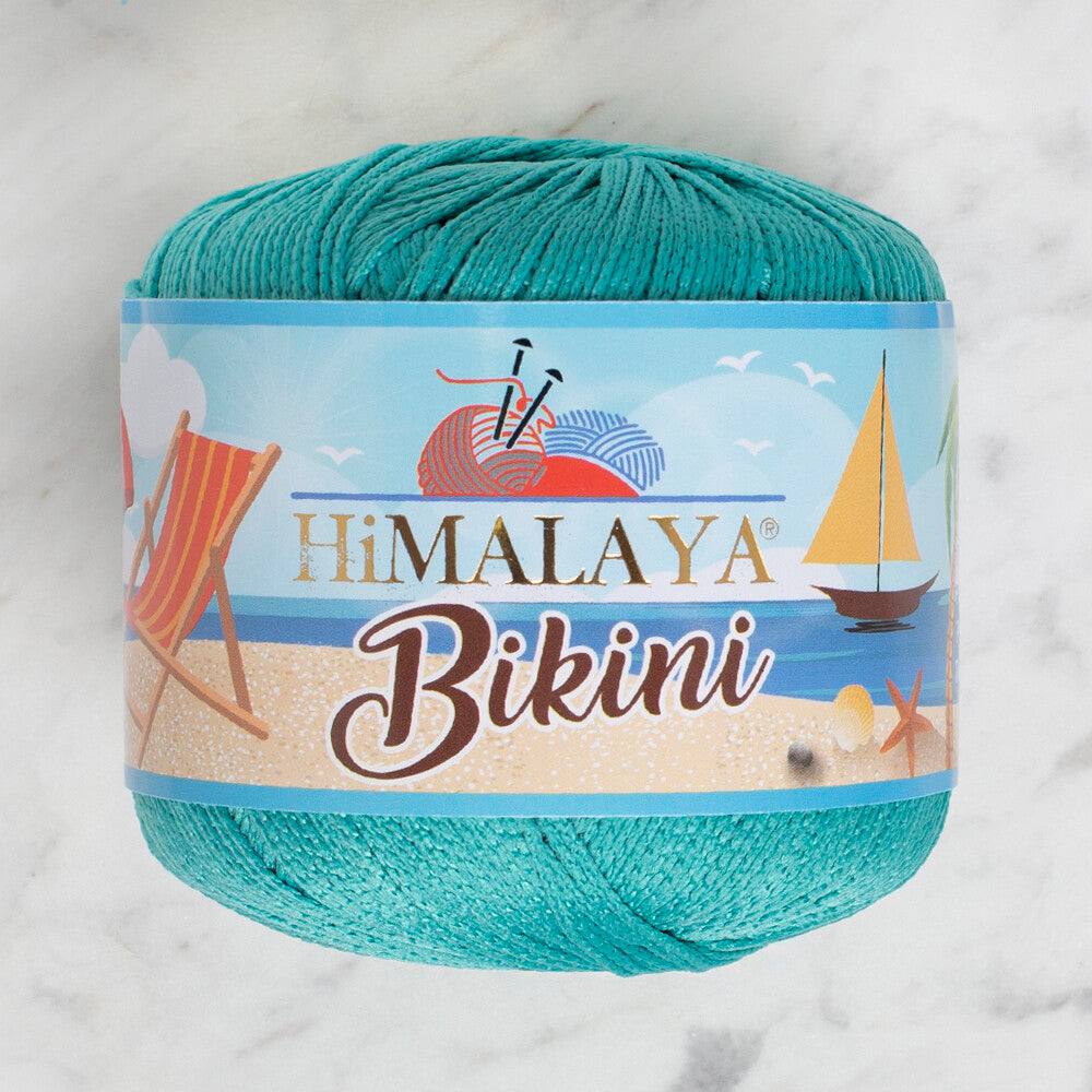 Himalaya Bikini Knitting Yarn, Green - 80610