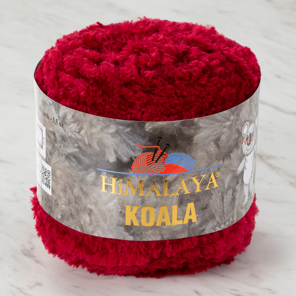 Himalaya Koala Chenille Baby Yarn, Red - 75703