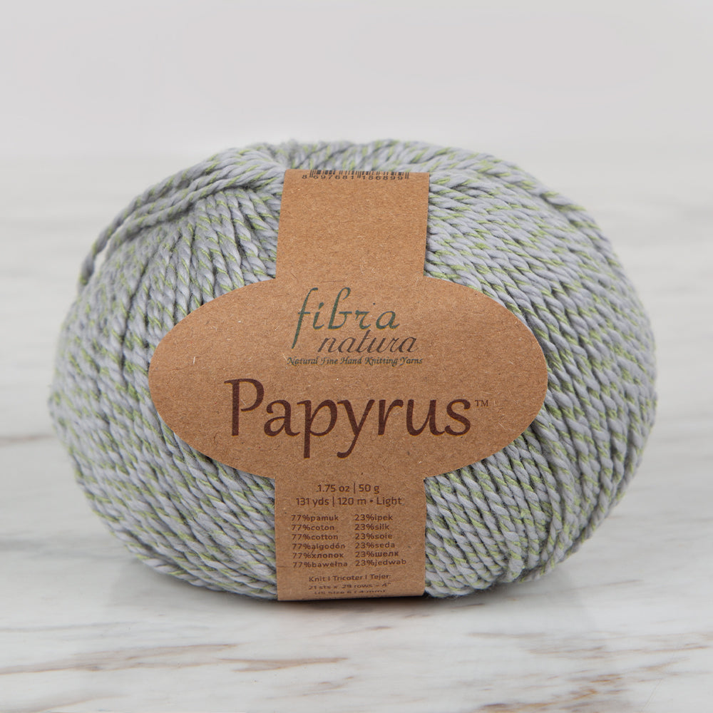 Fibra Natura Papyrus Hand Knitting Yarn, Green - 229-28