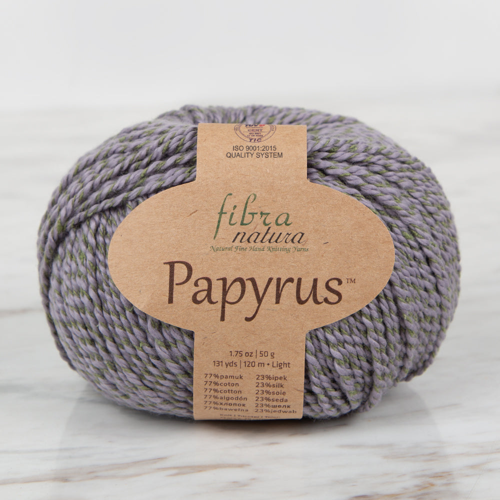 Fibra Natura Papyrus Hand Knitting Yarn,Gray- 229-29