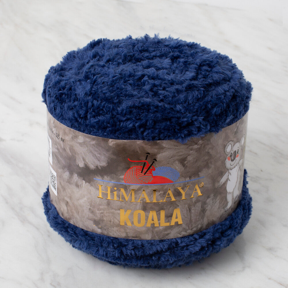 Himalaya Koala Chenille Baby Yarn, Navy Blue - 75728