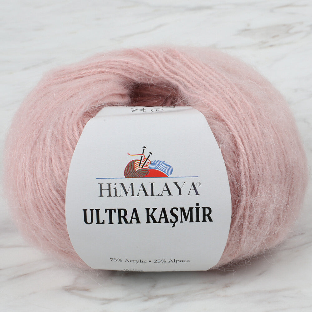 Himalaya Ultra Kaşmir Knitting Yarn, Powder Pink - 56801