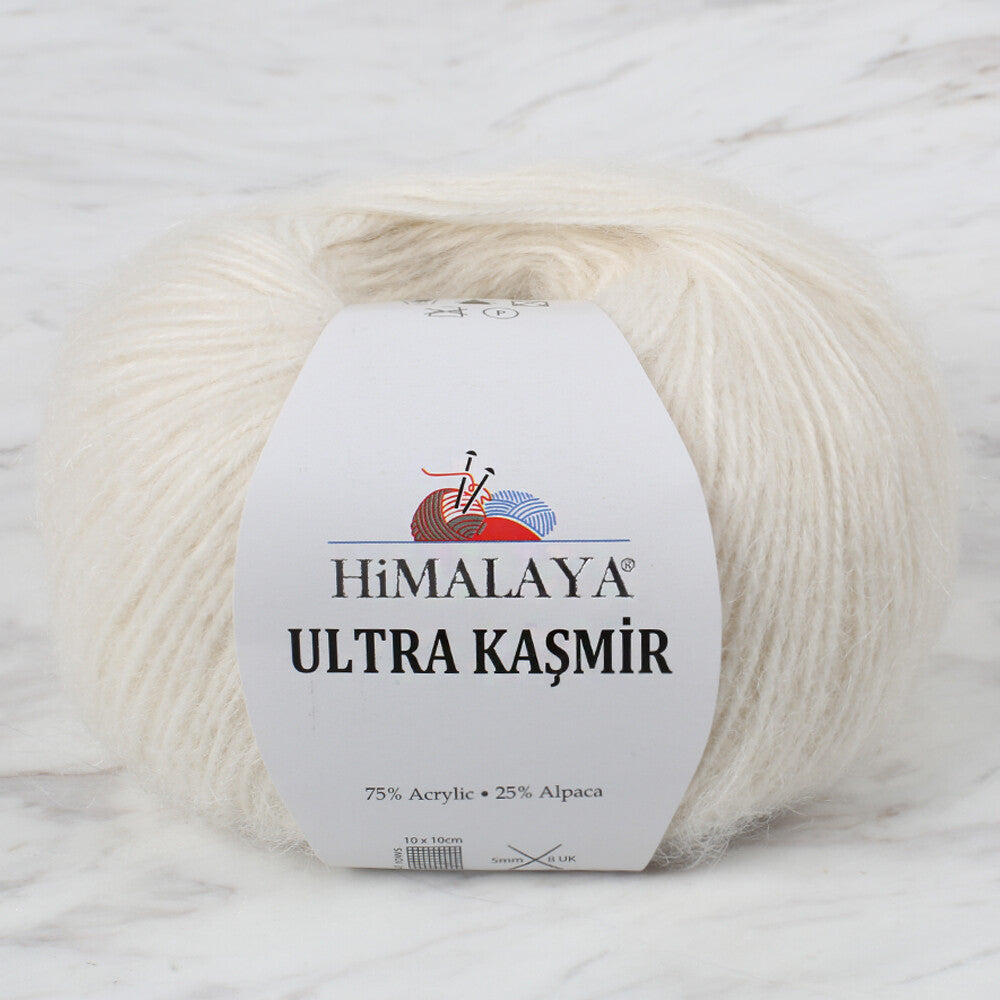Himalaya Ultra Kaşmir Knitting Yarn, Ecru - 56808